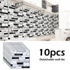 10Pcs 3D Removable Self-adhesion Waterproof Tile Wall Sticker DIY Home Decoration WP509