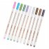 10Pcs 6551BR Metal Markers Paint Pens for Painting Mark DIY Marker Pen Art Marker for Stationery 10pcs