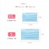 10Pcs Bag Three layer Children Protective Mask Blue Disposable Non woven Mask blue 4 10 years old  S 