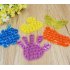 10Pcs Double Magic Plastic Sucker Strong Double Side Suction Palm PVC Suction Cup Bathroom Toys Kid Palm Of Hand