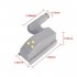 10Pcs LED Smart Touch Induction Cabinet Light Cupboard Inner Hinge Lamp Sensor Light Night Light for Closet Wardrobe  White light 10pcs with battery