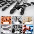 10Pcs Professional Masonry Drill Bit Set 1 8 Inch 5 32 Inch 3 16 Inch 1 4 Inch 5 16 Inch 3 8 Inch 1 2 Inch Multi Size Industrial Strength Carbide Drill Bit Tip 