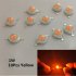 10Pcs Set 1W LED Super Bright Lamp Beads Night Light for Flashlight Stage Yard Bulb yellow 588 595NM