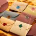 10Pcs Set Vintage Sealing Wax Sticks for Melting Tool Stamp Envelope Invitation Brown red