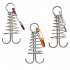 10Pcs Tent Pegs Windproof Hiking Camping Deck Garden Stakes Adjuster Tensioner Stopper Silver  hook type  10pcs