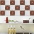 10Pcs Waterproof Wear Resistant Diagonal Tile Wall Sticker Decoration FX604
