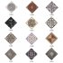 10Pcs Waterproof Wear Resistant Diagonal Tile Wall Sticker Decoration FX604