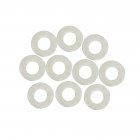 10Pcs White Trumpet Press Pads for Trumpet Repair Replacement Parts white
