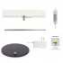10W 120LEDs Plant Growth Lamp IP54 Waterproof Auto On Off Adjustable Brightness Height LED Full Spectrum Plant Light Telescopic pole light Base US Plug