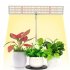 10W 120LEDs Plant Growth Lamp IP54 Waterproof Auto On Off Adjustable Brightness Height LED Full Spectrum Plant Light Telescopic pole light Base US Plug