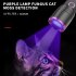 10W 365nm Purple Light Flashlight  LED Powerful Flashlights  Rechargeable Powerful Fluorescent Detector  Purple Light Flashlight  For Pet Urine Detection  Resin
