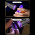10W 365nm Purple Light Flashlight  LED Powerful Flashlights  Rechargeable Powerful Fluorescent Detector  Purple Light Flashlight  For Pet Urine Detection  Resin