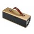 10W 3D surround Portable Bluetooth Stereo Speaker with micro SD card Slot  Hands free and Aux input really shins with its Golden Metal body