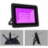 10W LED Black Light With Adjustable Bracket Wire 5ft 120   Light Range Plug IP66 Waterproof LED Flood Light For Party Fluorescent Poster Decoration 395nm