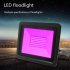 10W LED Black Light With Adjustable Bracket Wire 5ft 120   Light Range Plug IP66 Waterproof LED Flood Light For Party Fluorescent Poster Decoration 395nm