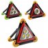 10W LED Triangle Warning Stop Sign Car Breakdown Emergency Safety Light USB Rechargeable Safety Signal Hand Light Camping Essential Light 303 yellow