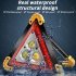 10W LED Triangle Warning Stop Sign Car Breakdown Emergency Safety Light USB Rechargeable Safety Signal Hand Light Camping Essential Light 303 yellow