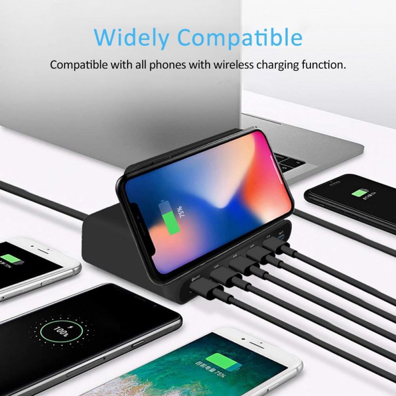 10W Qi Wireless Charger EU Plug