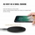10W Ultra Slim Fast Qi Wireless Charger Pad for iPhone X XR Samsung Phone  black
