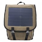10W solar paneled backpack with 6V 2A output a laptop   tablet sleeve and loads of pockets can carry and charge all your gadgets