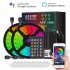 10m 5050 RGB LED Stripe Smart WiFi APP Remote Control String Light 300 LEDs Work with Alexa Google Asistant EU plug