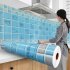 10m roll Oil Proof Wall Sticker Wallpaper Self adhesive Wallpaper Thickening Waterproof Oilproof Paper For Kitchen Cupboard Household yellow lemon