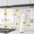 10m roll Oil Proof Wall Sticker Wallpaper Self adhesive Wallpaper Thickening Waterproof Oilproof Paper For Kitchen Cupboard Household yellow lemon