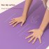 10mm Extra Thick Yoga Mat Non slip High Density Anti tear Fitness Exercise Mats With Carrying Strap red
