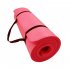 10mm Extra Thick Yoga Mat Non slip High Density Anti tear Fitness Exercise Mats With Carrying Strap red