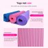10mm Extra Thick Yoga Mat Non slip High Density Anti tear Fitness Exercise Mats With Carrying Strap black