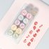 10pcs 0 9 Number Stamps Fast Drying Round Shape Cute Self ink Stamps Diy Painting Photo Album Decor regular style