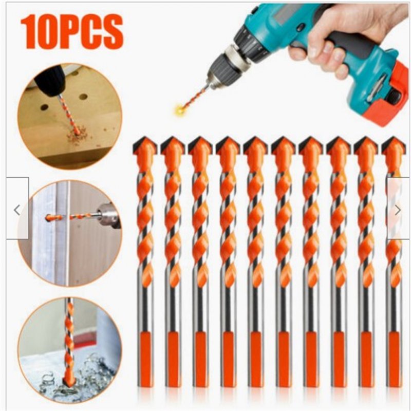 10pcs 6mm Ultimate Drill Bits High Hardness Wear-resistant