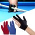 10pcs Billiards Three finger Gloves Snooker Yoyo Gloves blue