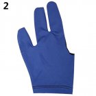 10pcs Billiards Three finger Gloves Snooker Yoyo Gloves blue