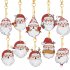 10pcs Christmas Diamond Painting Keychain Kits 5D DIY Hanging Diamond Painting Keychains Art Crafts For Christmas Decoration Santa  10pcs 