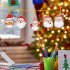10pcs DIY Christmas Santa Diamond Painting Pictures Handicrafts Christmas Tree Pendant Hanging Ornament