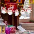 10pcs DIY Christmas Santa Diamond Painting Pictures Handicrafts Christmas Tree Pendant Hanging Ornament