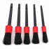 10pcs Detailing Brush Set Fiber Plastic Handle Automotive Detail Brushes for Car Cleaning