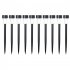 10pcs LED Solar Lawn Lights With 2v11mAh Solar Panel IP55 Waterproof Easy Assembly Outdoor Garden Decorative Landscape Lamp  4 5 x 4 5 x 29 5cm  white light