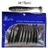 10pcs Lot Soft Lures Silicone Bait For Fishing Sea Fishing Pvc Swimbait Wobblers Artificial Tackle 6  7cm2g ten pcs