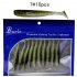 10pcs Lot Soft Lures Silicone Bait For Fishing Sea Fishing Pvc Swimbait Wobblers Artificial Tackle 7  9cm4 2g ten pcs