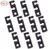 10pcs Plastic Tent Wind Rope Adjust Buckle Outdoor Camping Wind Rope Stopper Awning Wigwam Adjust Buckles Small Tent Accessories black 1 1 0 6 3 3cm