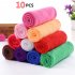 10pcs Practical Durable Soft Fiber Cotton Face Hand Cloth Towels Washcloths