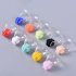 10pcs Reusable Soft Silicone Swimming Nose Clip Comfortable Diving Surfing Swim Nose Clips For Adults Children mixed color