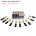 10pcs Saxophone Reed Set with Strength 1 5 2 0 2 5 3 0 3 5 4 0 for Soprano Sax Reed  Hardness 3 0