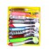 10pcs Set Multicolor T Tail Soft Bait Fishing Gear Supplies Multicolor