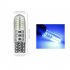 10pcs Silicone Led  Light Car Small Light T10 3014 24smd Width Indicator T10 3014 24smd License Plate Light Blue light