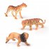10pcs Wild Animals Figures Toys Realistic Wild Zoo Animals Figurines Model Ornaments For Children Gifts As shown