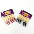 10pcs Zombie Witch Fake Fingers Nail Set Cover Halloween Costume Party Decoration Prop Witch Ghost Fake Finger Claws red