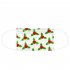 10pcs pack Disposable Christmas Printed Soft Face  Cover 3 layer Dustproof Earloop Bandage Covers Monochrome 3